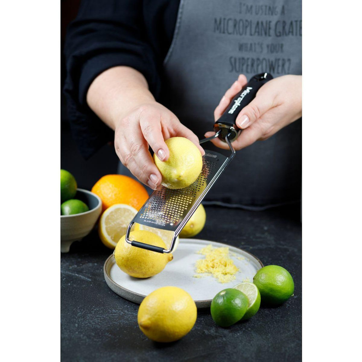 MICROPLANE Râpe Gourmet Fin noir