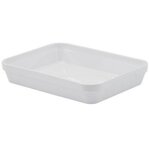 revol Plat à four en porcelaine 34.5x26cm blanc - 5721