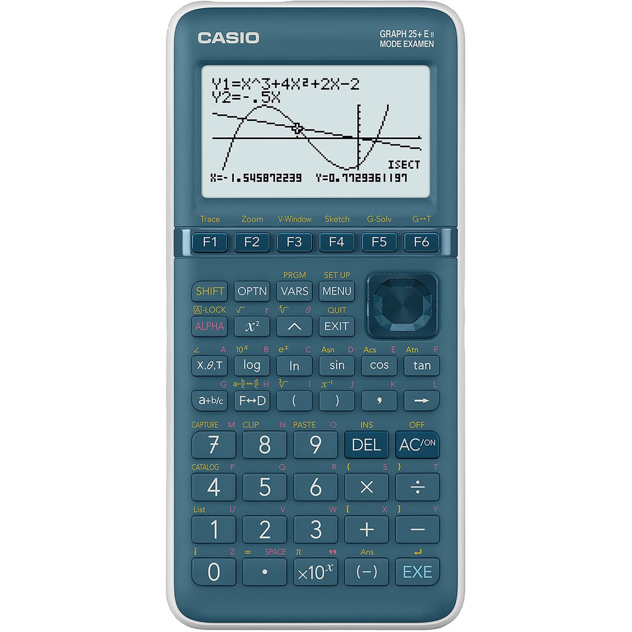 Voir la diapositive 1 : CASIO Calculatrice graphique Graph 25+E II Mode Examen programmable