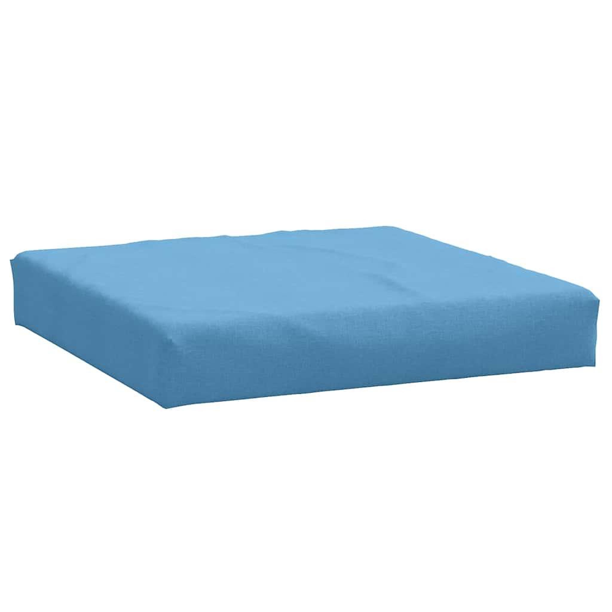 Voir la diapositive 5 : VIDAXL Coussins de palette lot de 3 bleu melange tissu