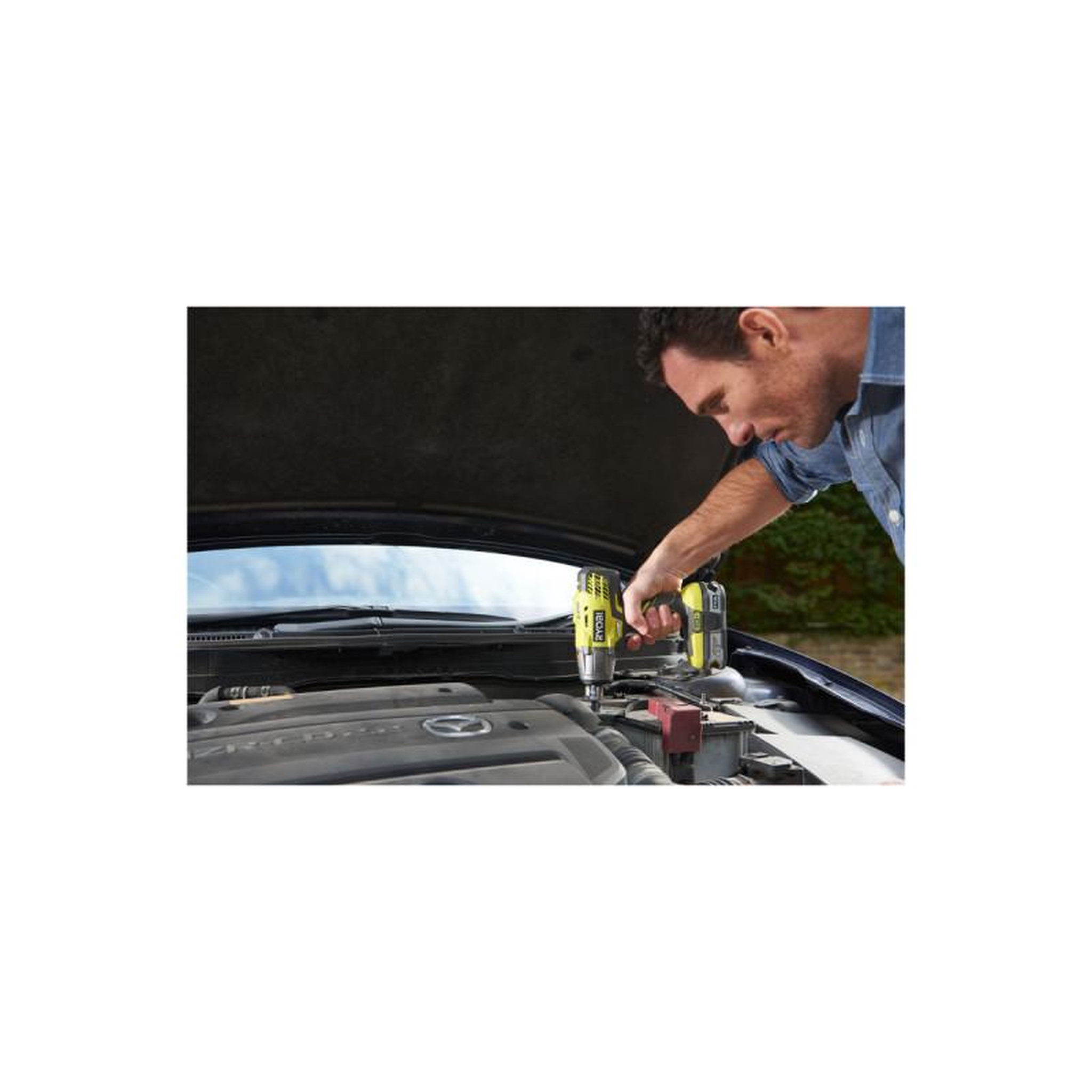 Voir la diapositive 5 : Ryobi Pack RYOBI Boulonneuse à chocs R18IW3-0 - 18V One+ - 1 Batterie 2.0Ah - 1 Chargeur rapide