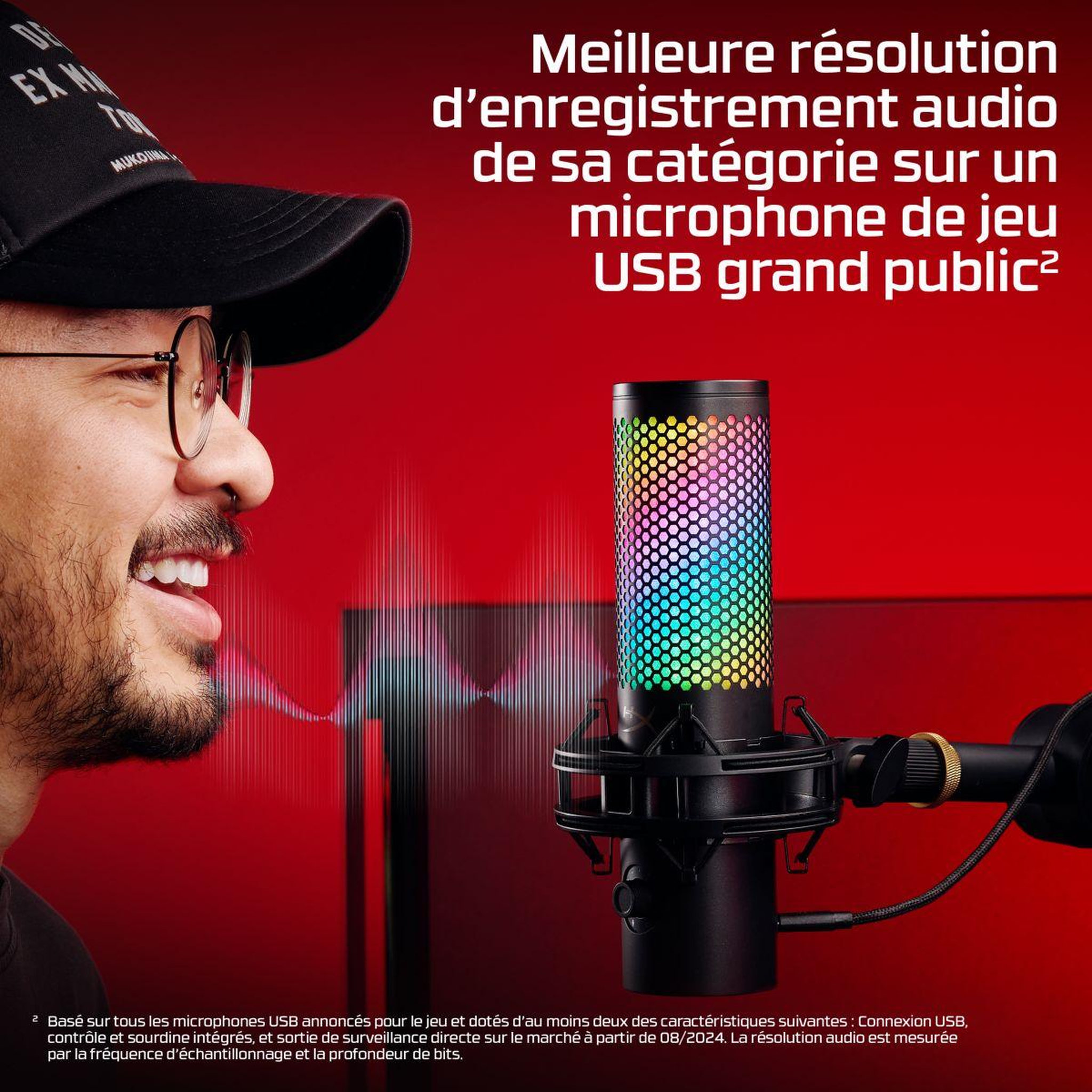 Voir la diapositive 5 : HyperX Micro gamer quadcast 2 s