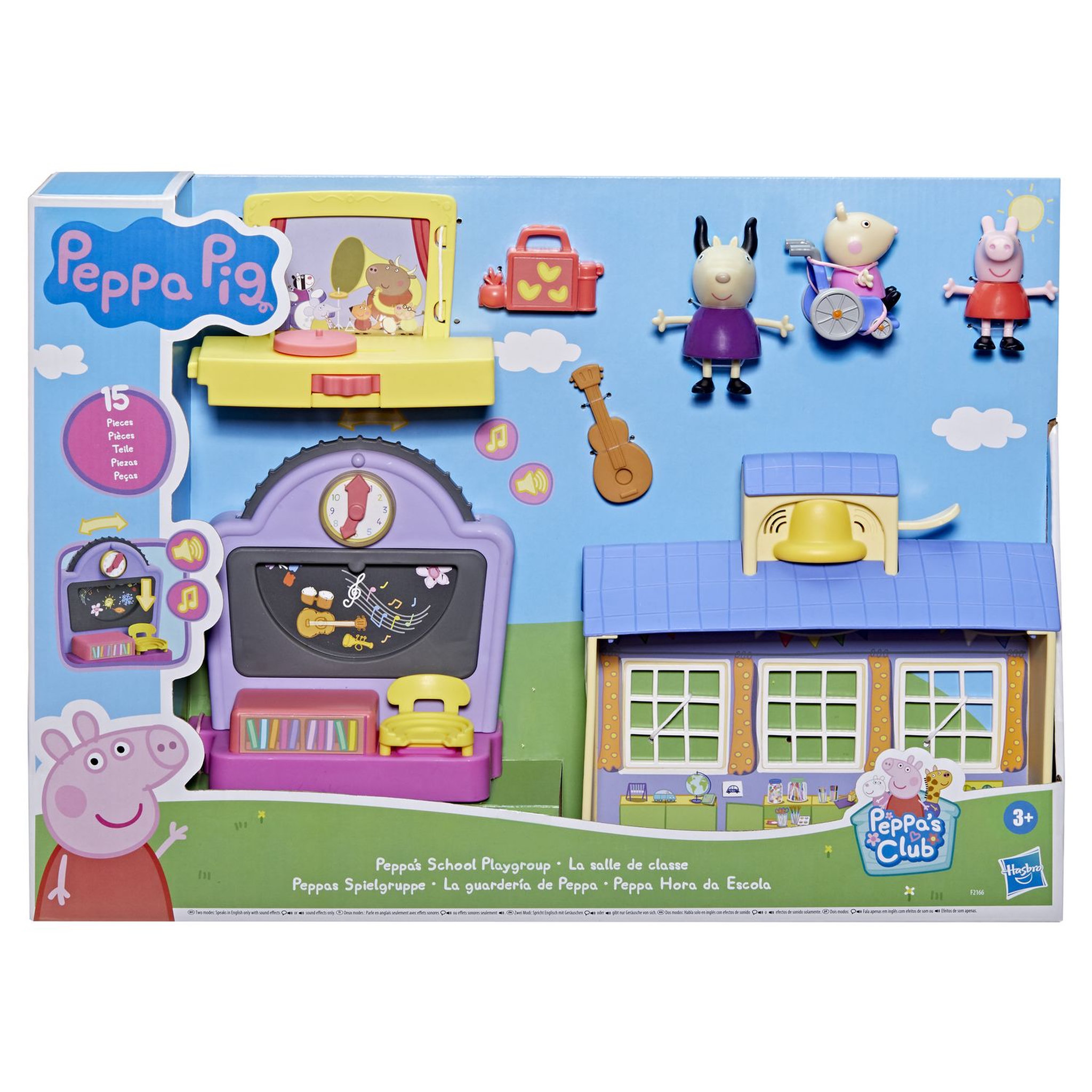 Voir la diapositive 1 : HASBRO Coffret La salle de classe Peppa Pig avec sons