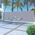 VIDAXL Auvent lateral retractable 160 x 500 cm Gris