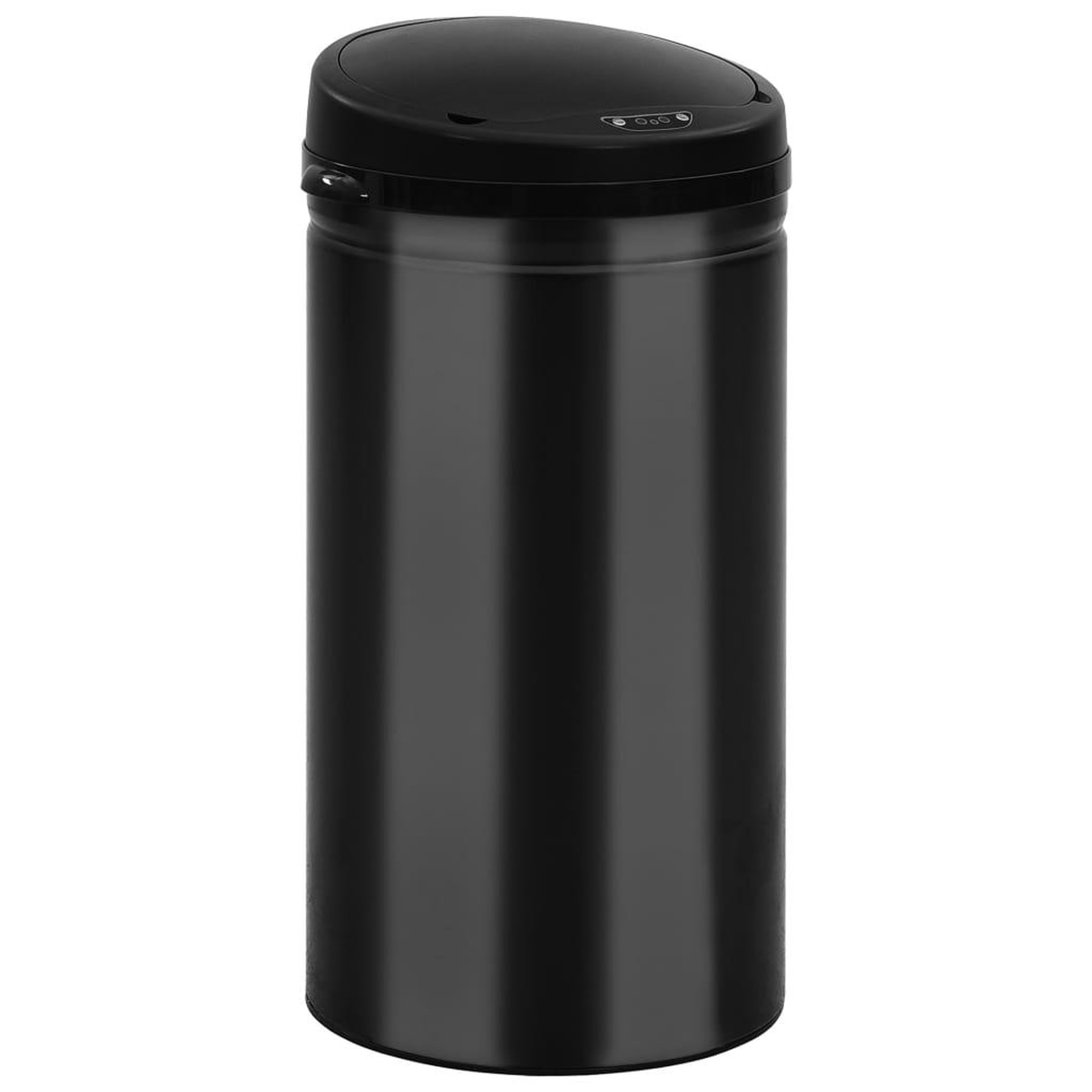 Voir la diapositive 2 : VIDAXL Poubelle a capteur automatique 50 L Acier au carbone Noir