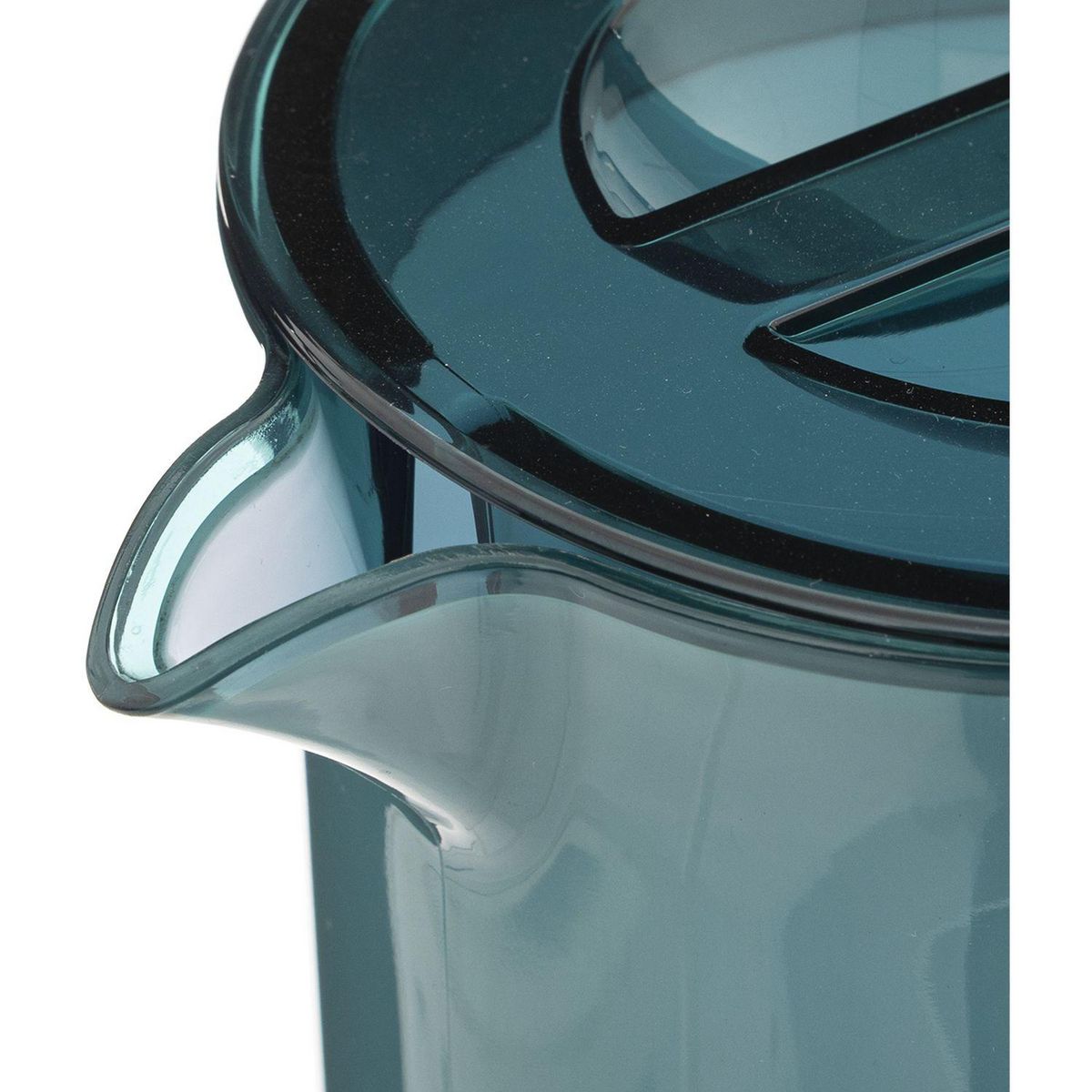 Pichet plastique bleu