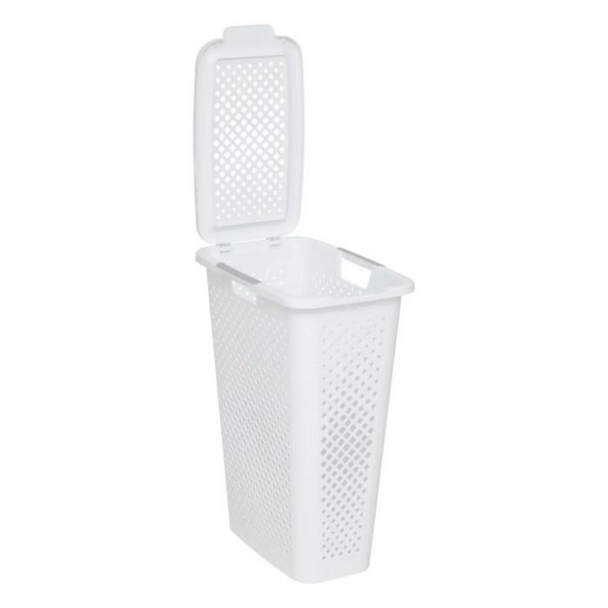 FIVE Panier à Linge Ajouré  Rigoberto  42L Blanc