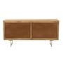 Voir la diapositive 3 : Paris Prix Buffet en Bois 4 Portes  Weaving  170cm Naturel