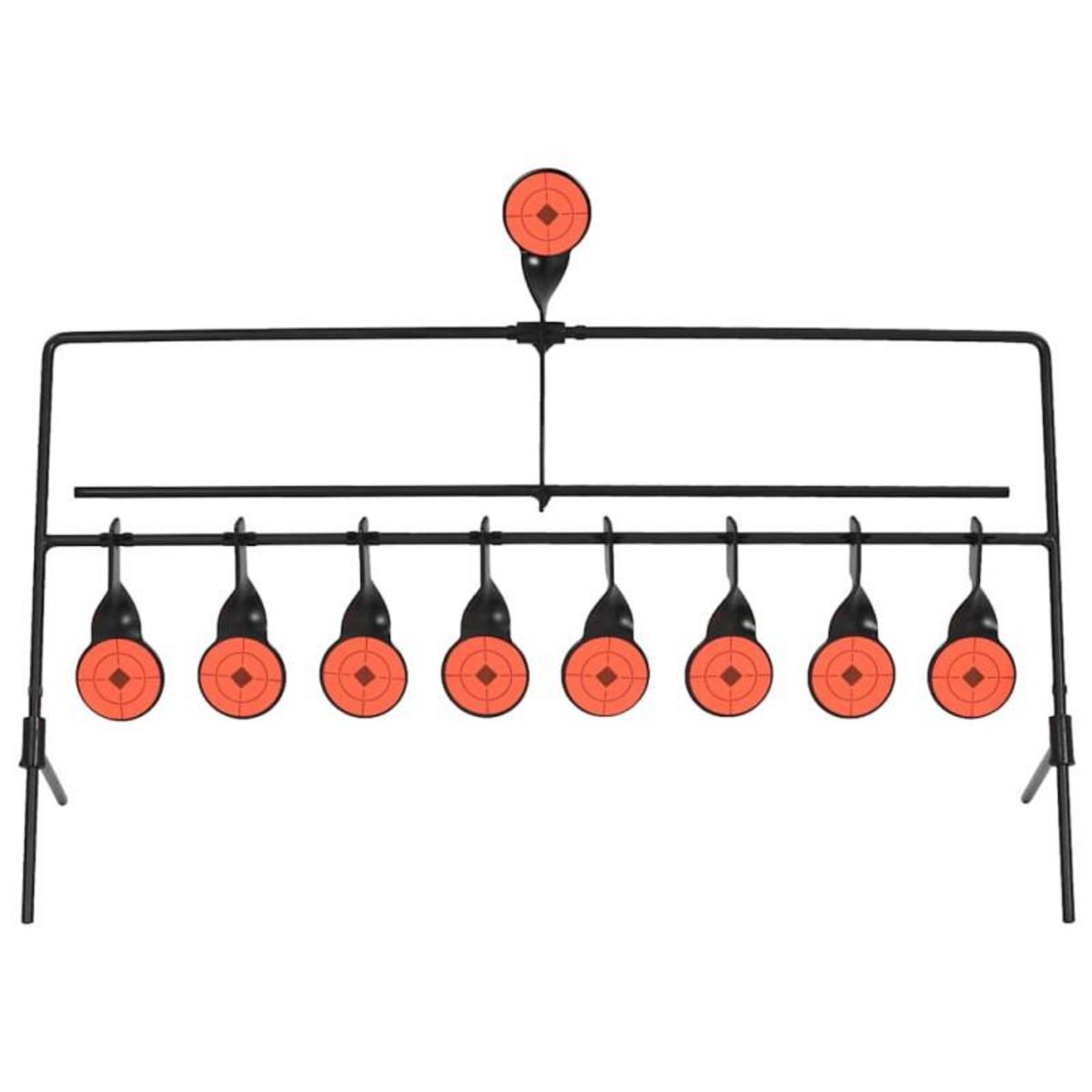 VIDAXL Cible de tir avec réinitialisation automatique et 8+1 cibles