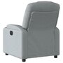 Voir la diapositive 5 : VIDAXL Fauteuil inclinable électrique Gris clair Tissu