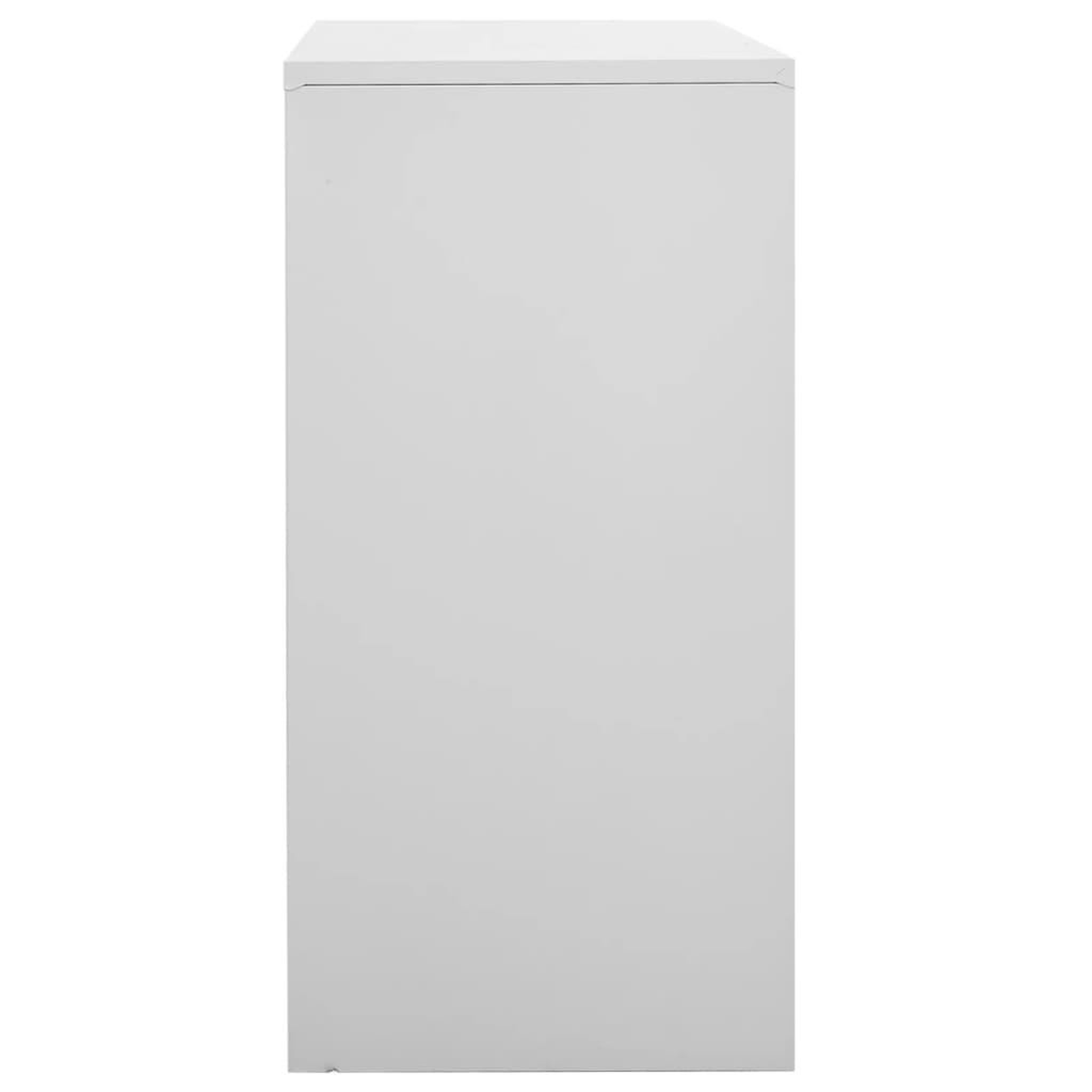 Voir la diapositive 3 : VIDAXL Armoire a casiers Gris clair 90x45x92,5 cm Acier
