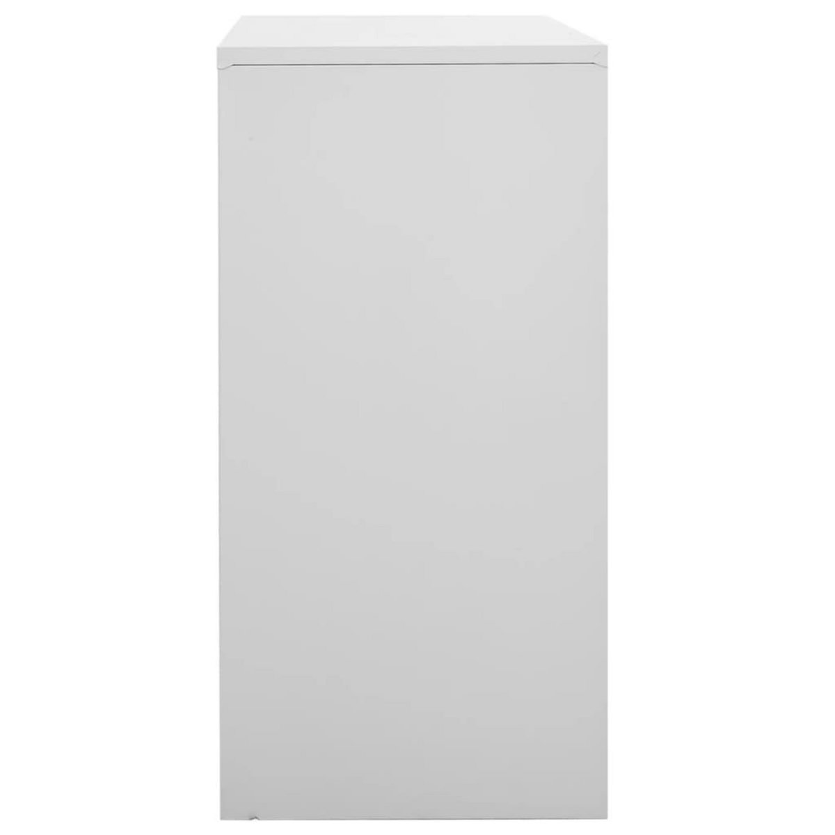 VIDAXL Armoire a casiers Gris clair 90x45x92,5 cm Acier