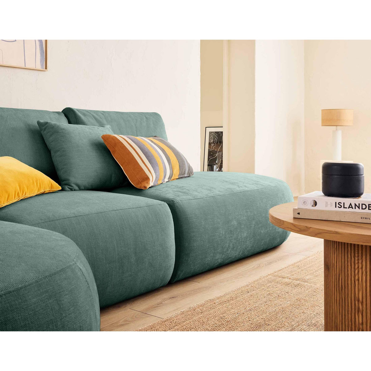 LISA DESIGN Santorini - module d'assise - en tissu texturé