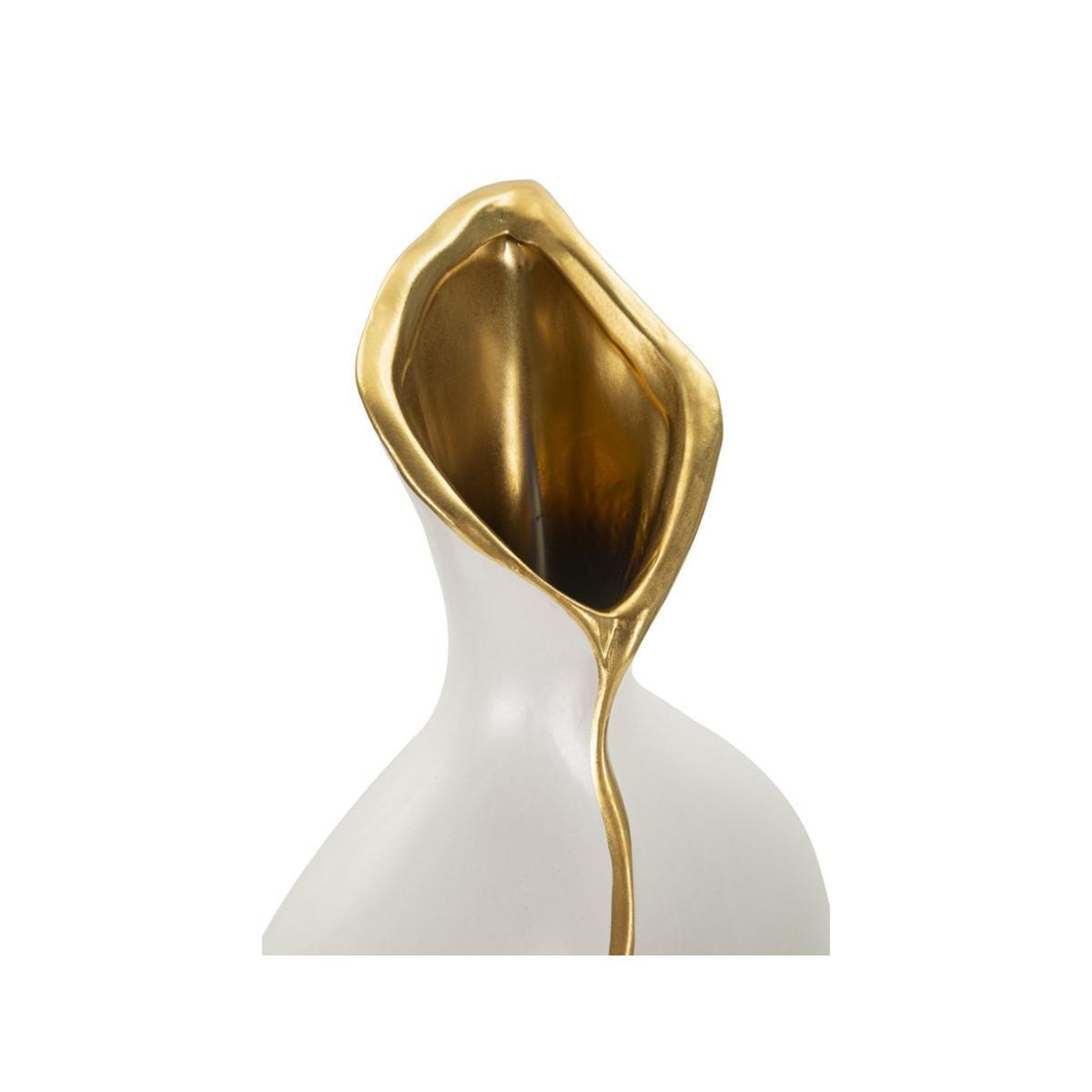 Voir la diapositive 3 : Paris Prix Vase design en céramique  uma  50cm blanc
