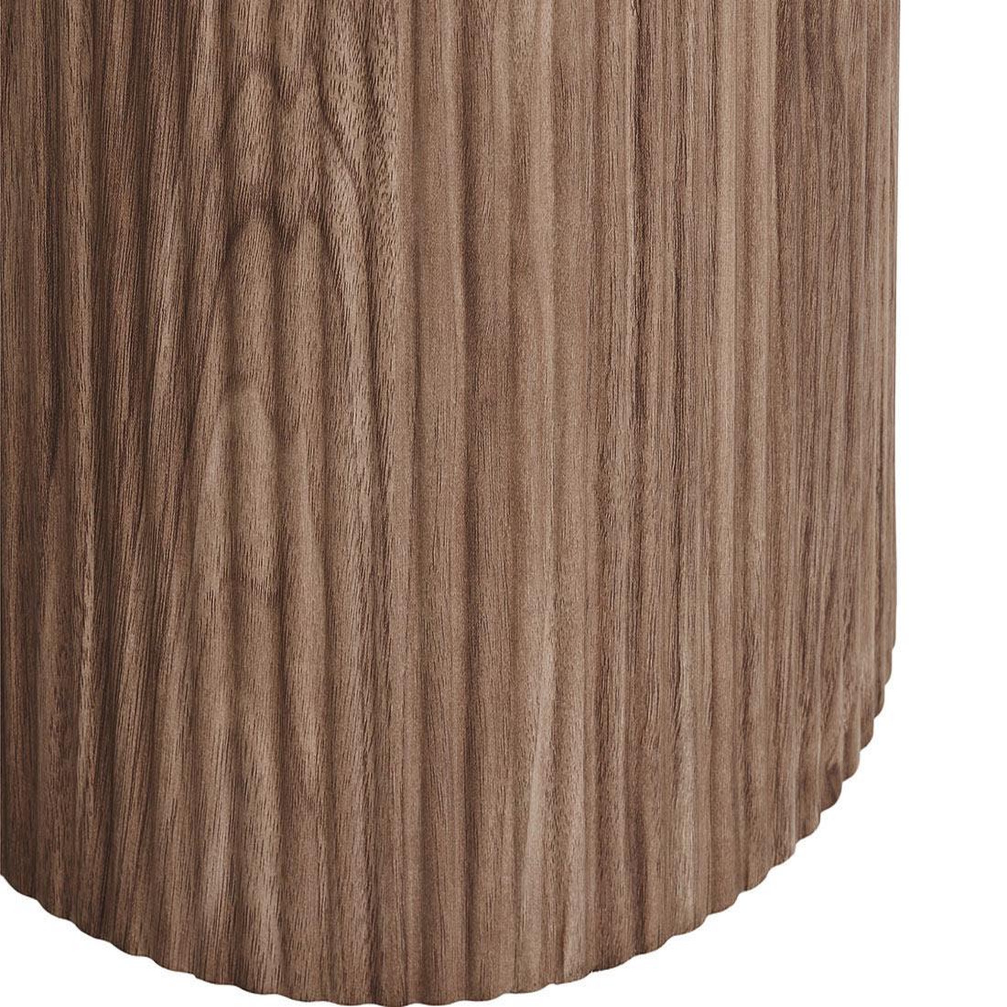 Voir la diapositive 4 : BEST MOBILIER Lysa - bout de canapé plateau effet marbre et pieds effets bois - 50 cm