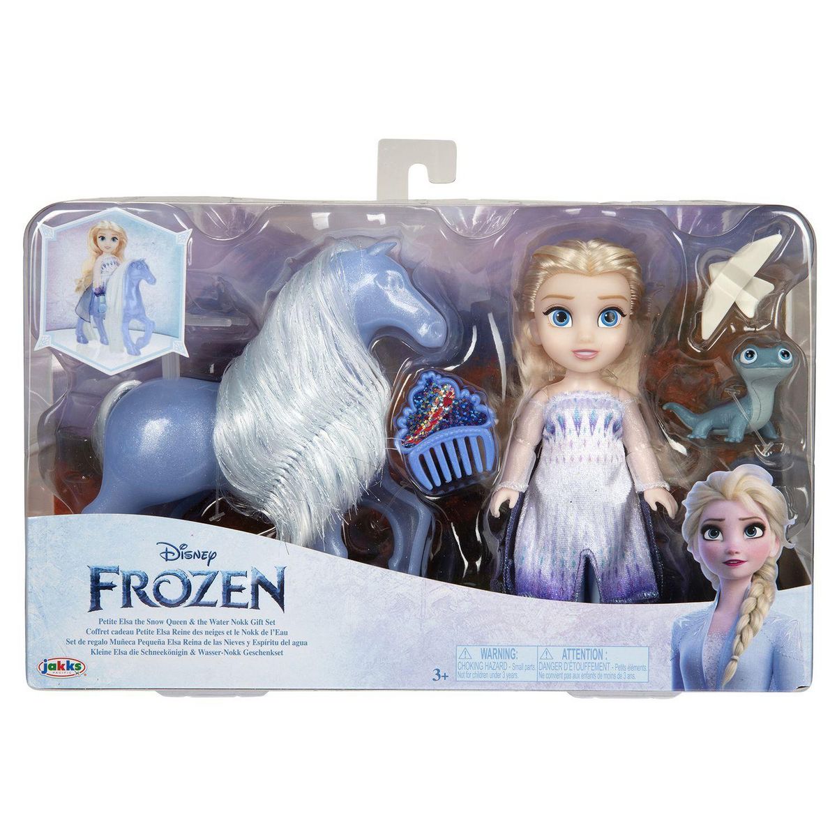 JAKKS PACIFIC Poupée Elsa et Nokk 15 cm - La Reine des Neiges 2