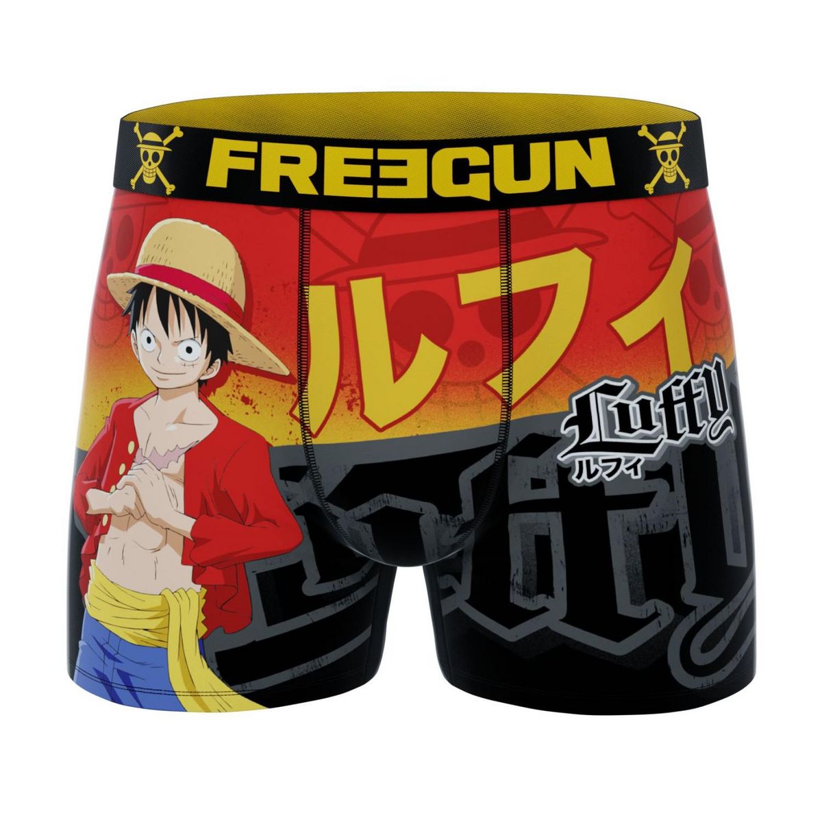 FREEGUN Lot de 4 boxers homme One Piece