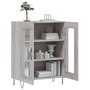 Voir la diapositive 4 : VIDAXL Buffet sonoma gris 69,5x34x90 cm bois d'ingenierie