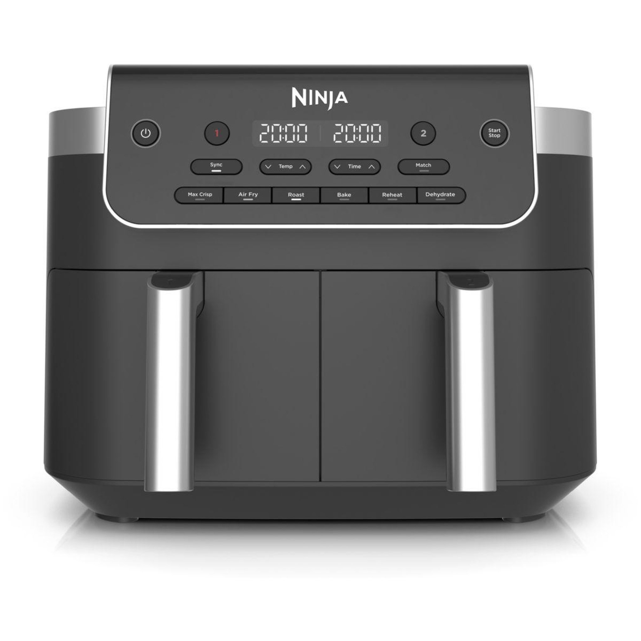 Voir la diapositive 1 : NINJA Friteuse sans huile Foodi Dual Air Fryer 7.6L DZ801EU