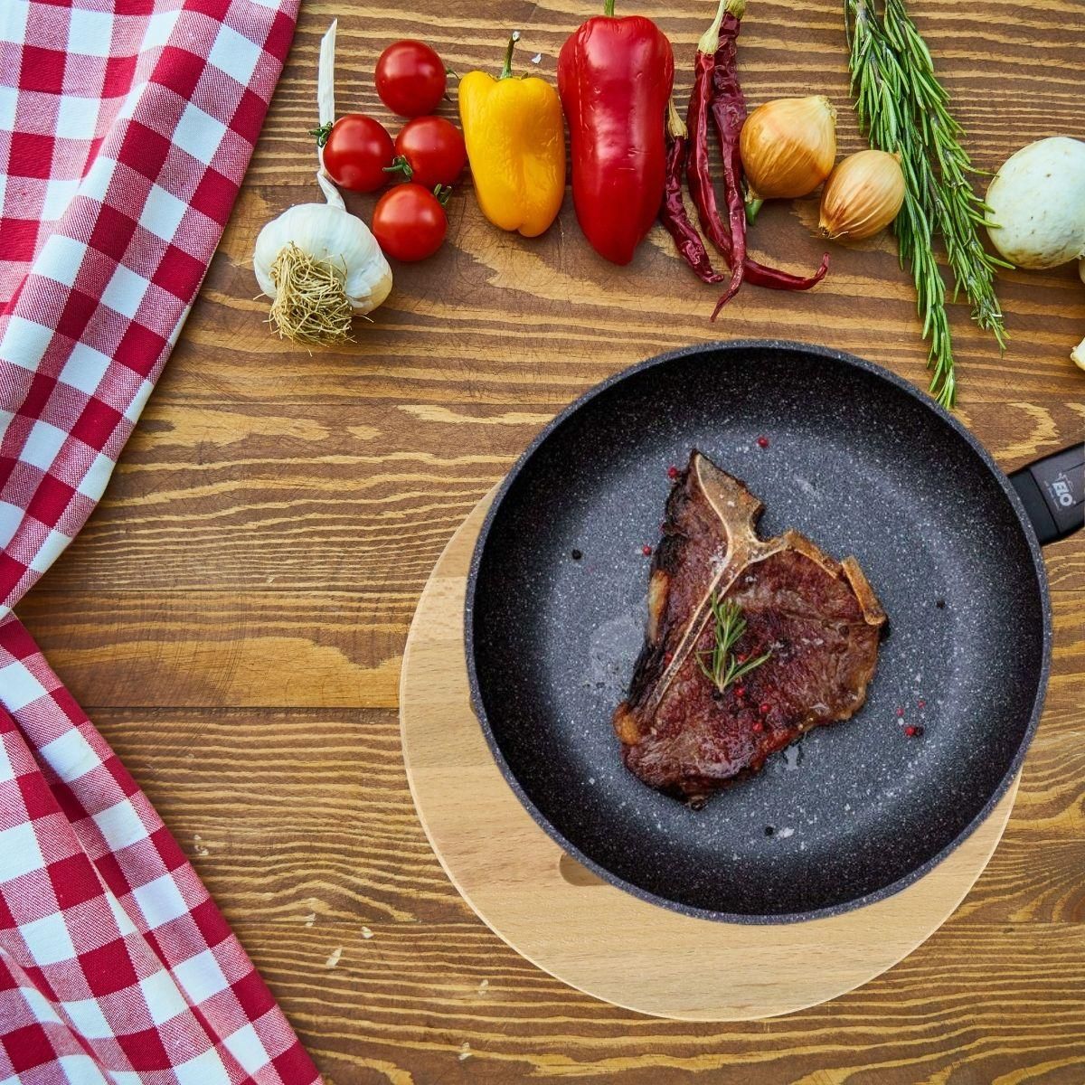 Fackelmann Dessous de plat rond en bois 18 cm Fackelmann Wood Edition