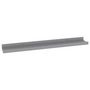 Voir la diapositive 5 : VIDAXL Etageres murales 4 pcs Gris 60x9x3 cm