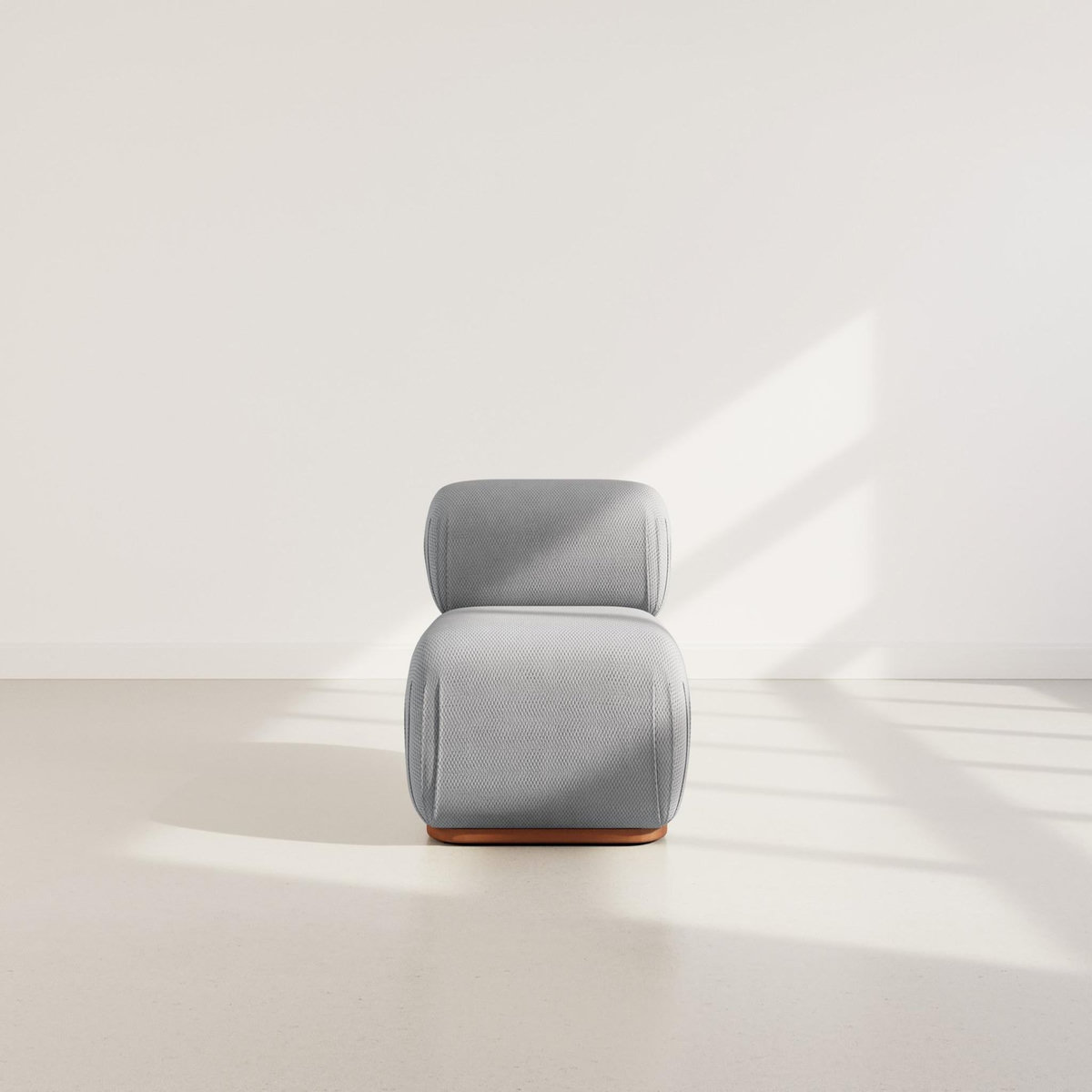 LISA DESIGN Penelope - module d'assise en velours texturé