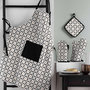 Voir la diapositive 5 : Paris Prix Gant de Cuisine en Coton  Solaris  30cm Noir