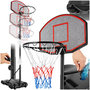 Voir la diapositive 1 : tectake Panier de basketball avec panneau et support noir