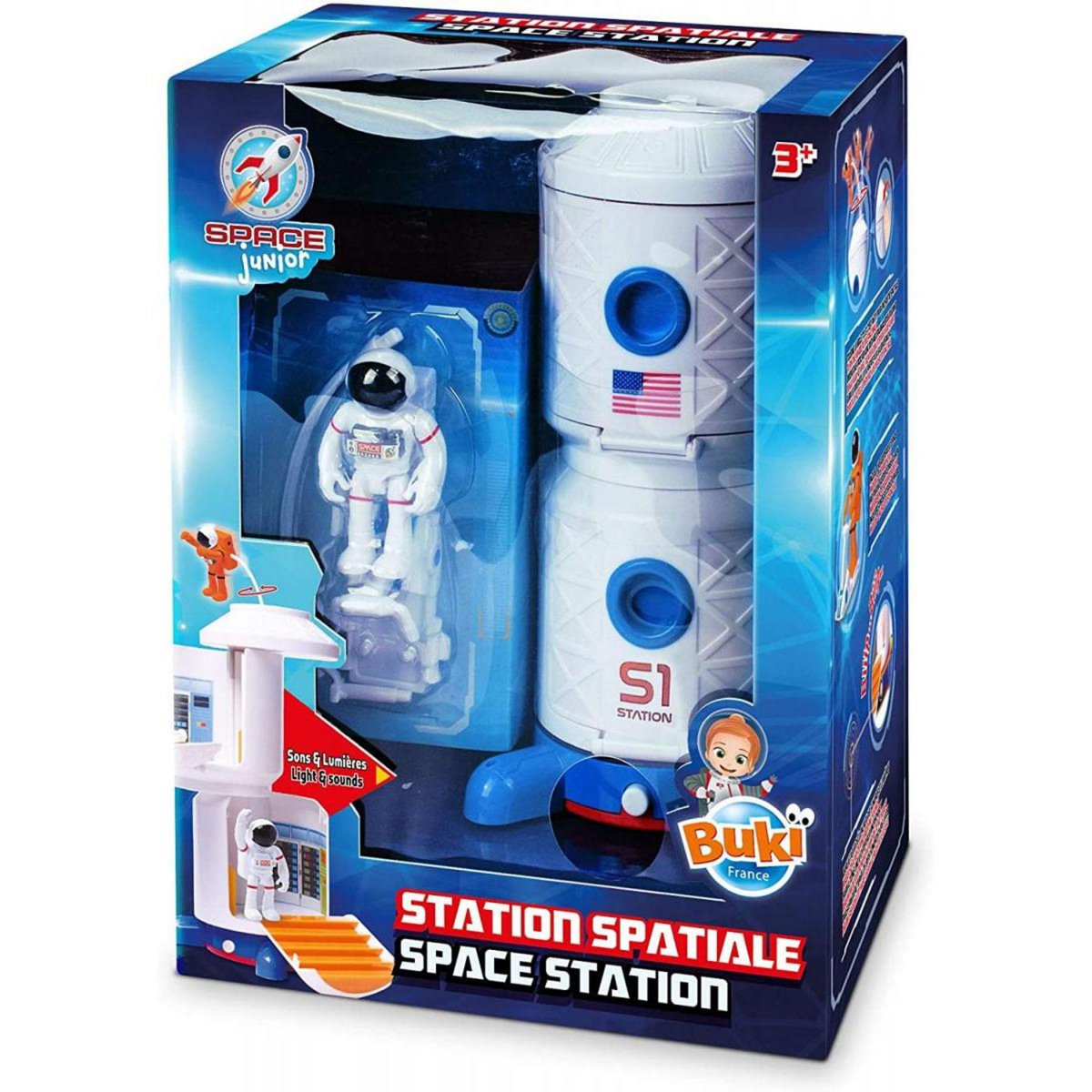 BUKI station spatiale avec sons et lumieres