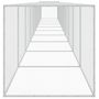 Voir la diapositive 4 : VIDAXL Poulailler avec toit gris clair 1003x98x90 cm acier galvanise