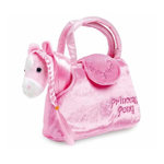 SMALL FOOT SMALL FOOT Peluche du cheval avec sac rose Pony