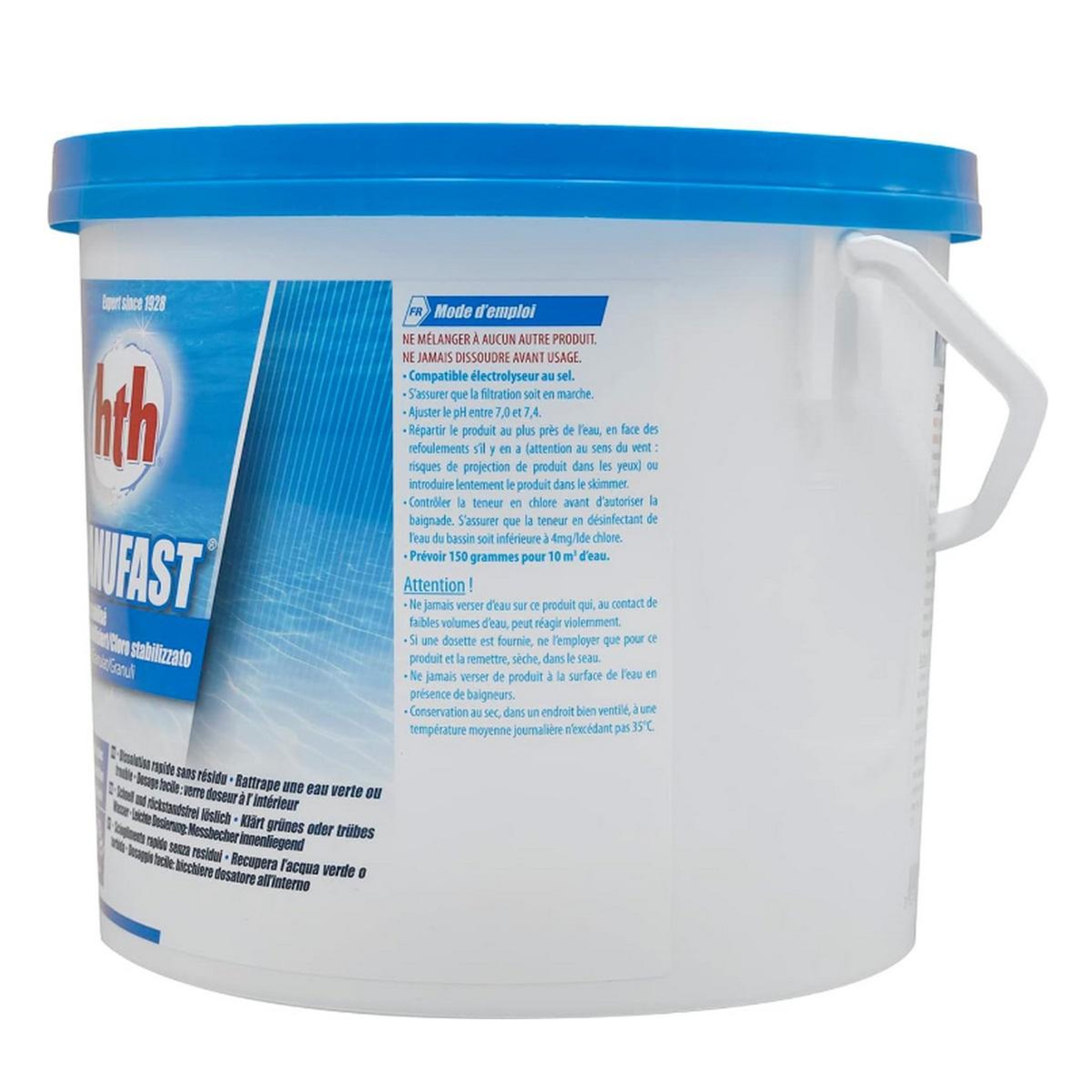 Voir la diapositive 4 : HTH Chlore choc stabilisé 5kg - C800654H1