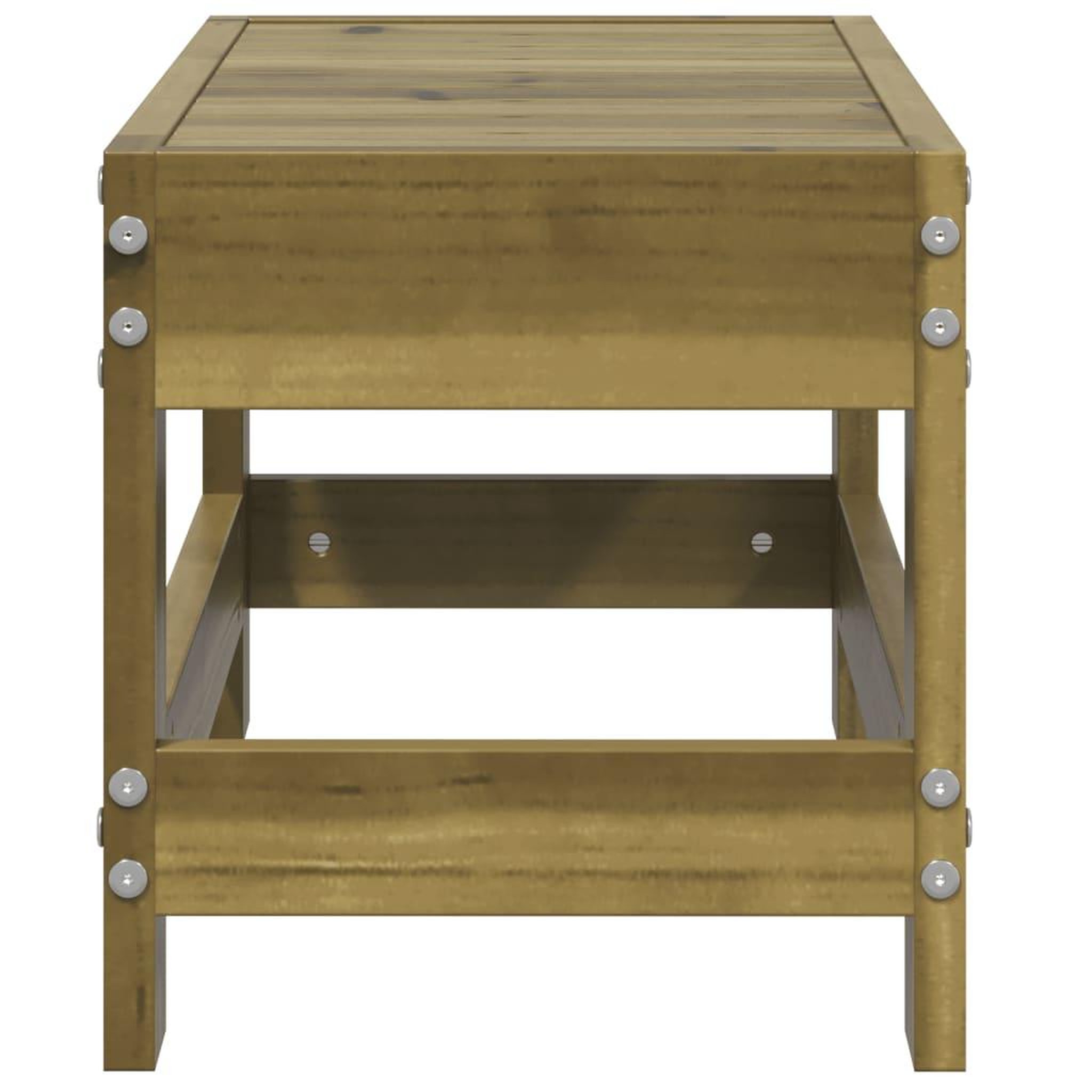 Voir la diapositive 5 : VIDAXL Repose-pied de jardin 62x30x32 cm bois de pin impregne
