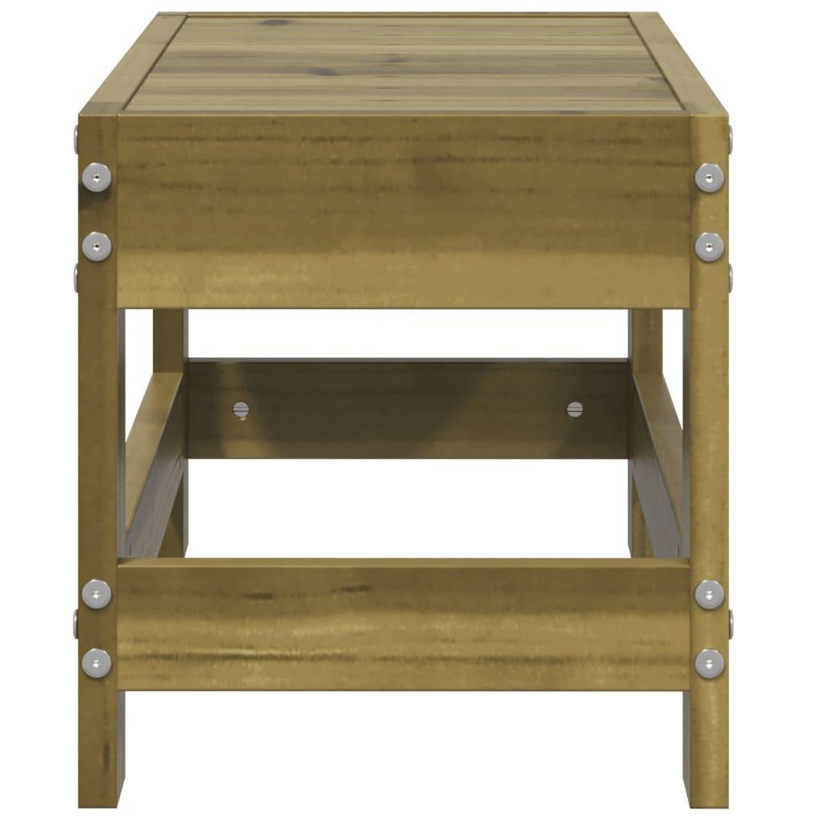 VIDAXL Repose-pied de jardin 62x30x32 cm bois de pin impregne