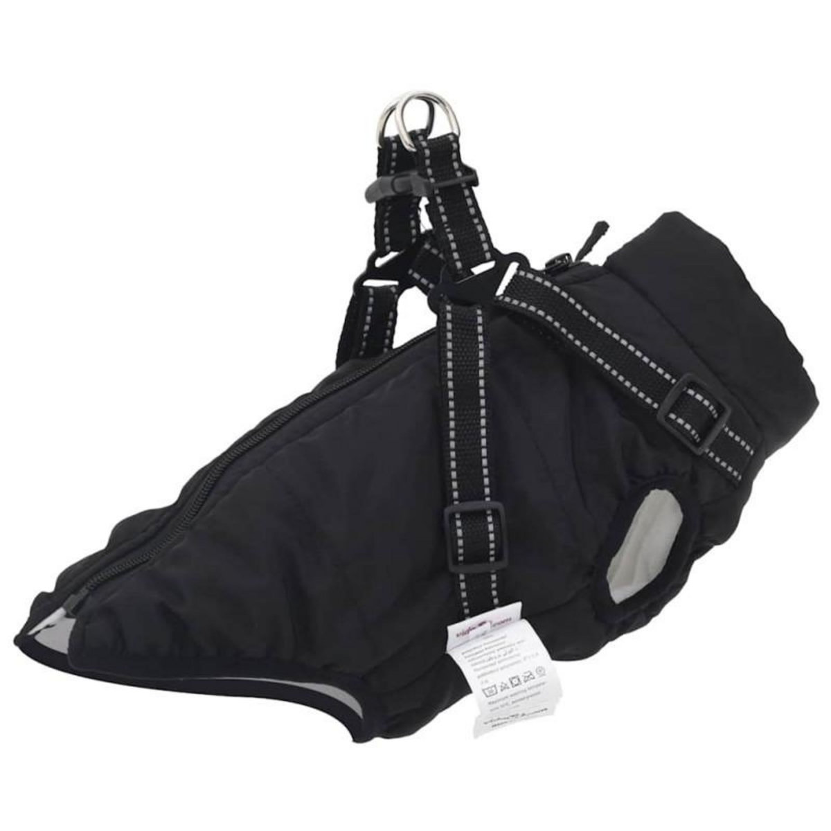 VIDAXL Manteau pour chiens avec harnais imperméable réfléchissant L36