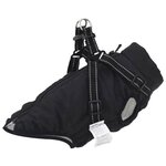 VIDAXL Manteau pour chiens avec harnais imperméable réfléchissant L36