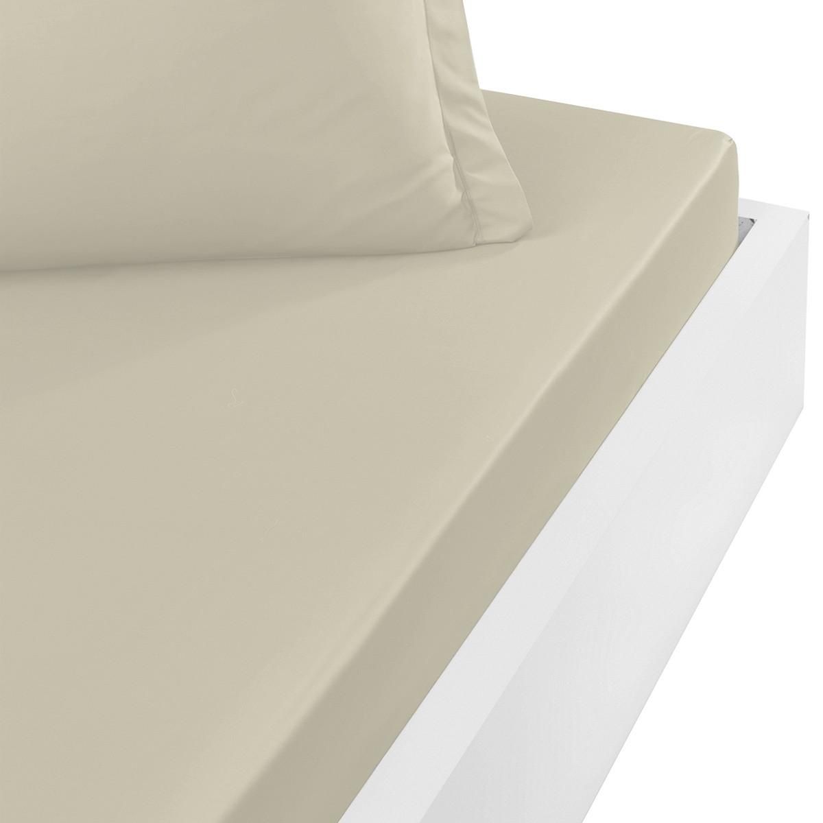 Sensei Maison Drap housse en percale de coton bonnet 30 cm SOFT PERCALE