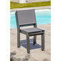 Voir la diapositive 3 : Paris Prix Ensemble Table de Jardin 8 Chaises & 2 Fauteuils  Tolede  200-300cm Gris Anthracite