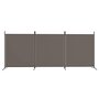 Voir la diapositive 3 : VIDAXL Cloison de separation 3 panneaux Anthracite 525x180 cm Tissu