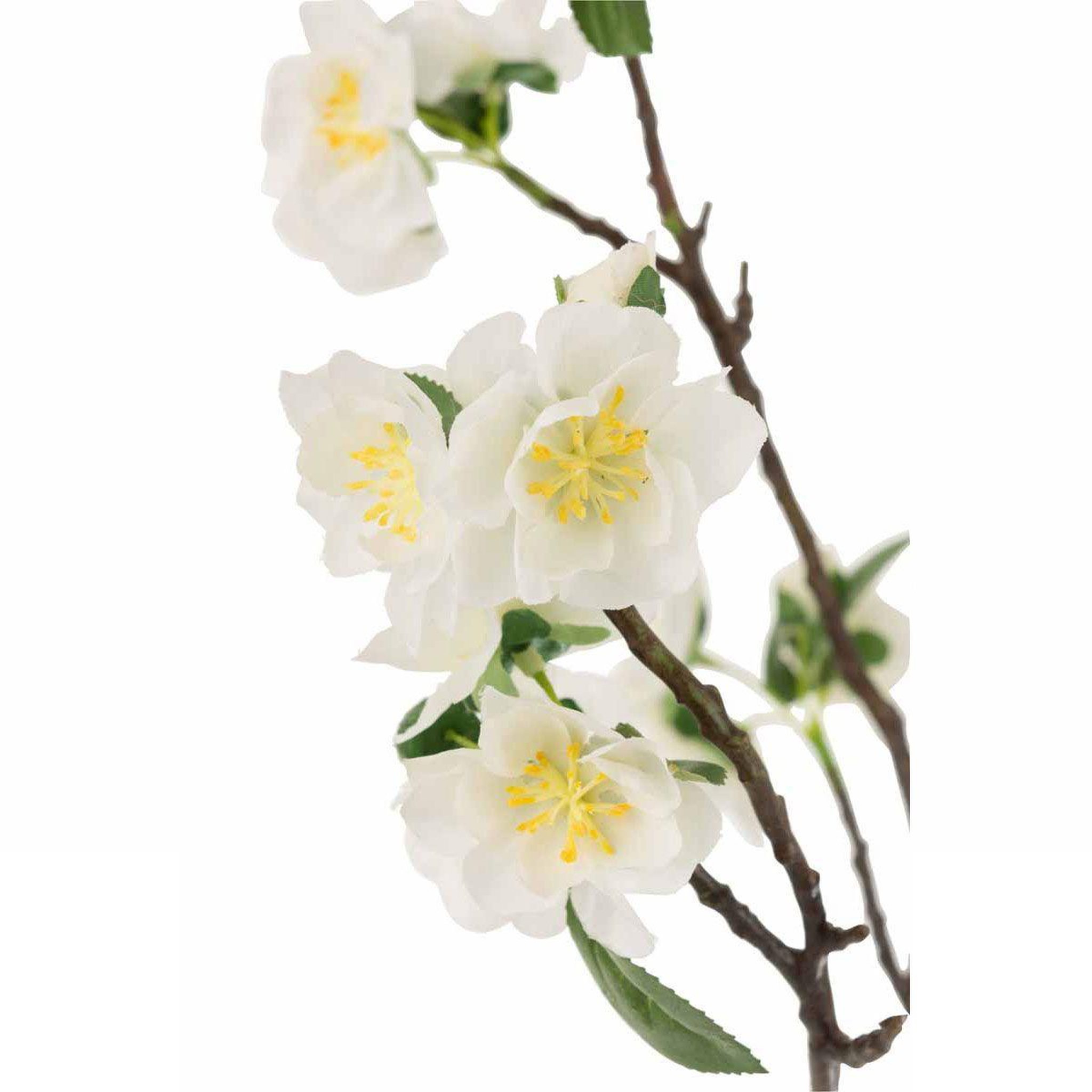Voir la diapositive 2 : J-LINE Arbre en fleurs déco  printemps  50cm blanc