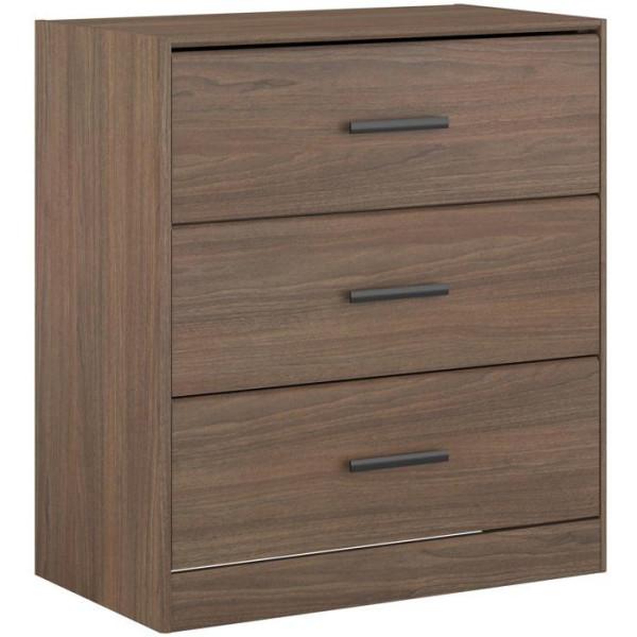 Voir la diapositive 4 : PARISOT Commode - AZUKA - 3 tiroirs - Orme torréfié - 80 x 44 x 88 cm - PARISOT