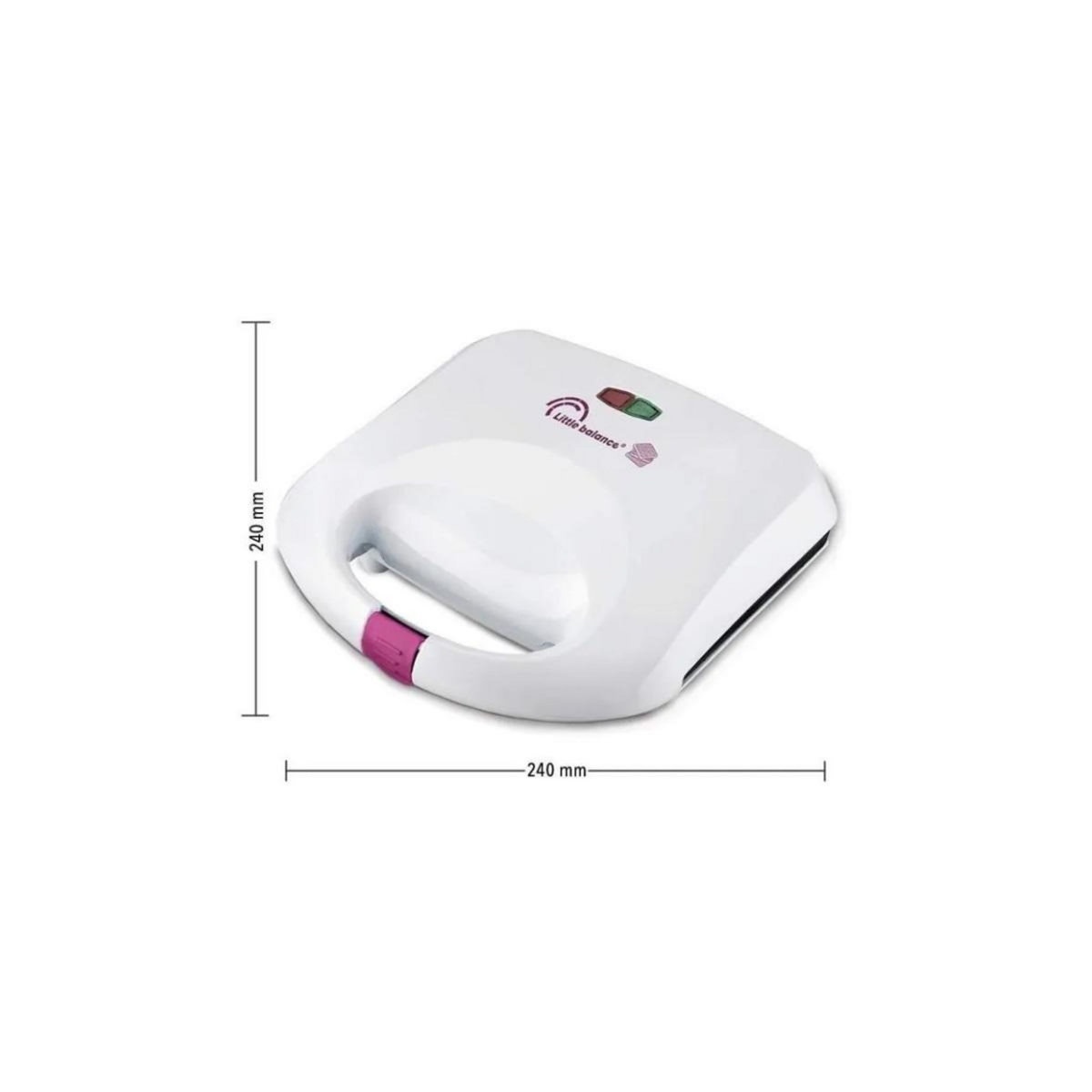 LITTLE BALANCE Croque gaufres 750w blanc - 8267