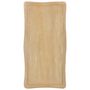 Voir la diapositive 4 : VIDAXL Table basse Blanc et marron 87,5x42x44 cm Bois de pin massif