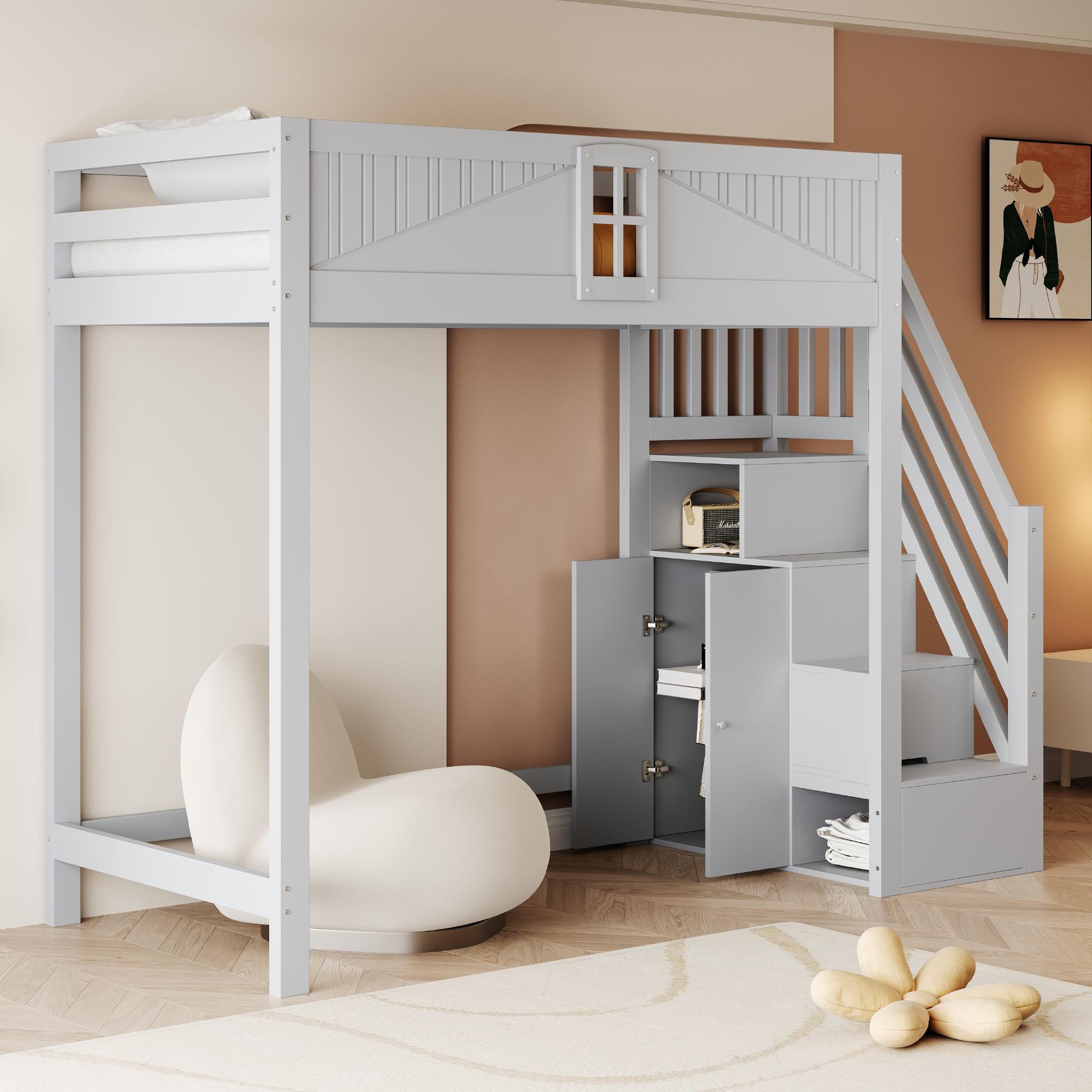 Voir la diapositive 4 : MERAX Lit mezzanine