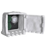 VIDAXL Prise de jardin forme de pierre avec minuterie