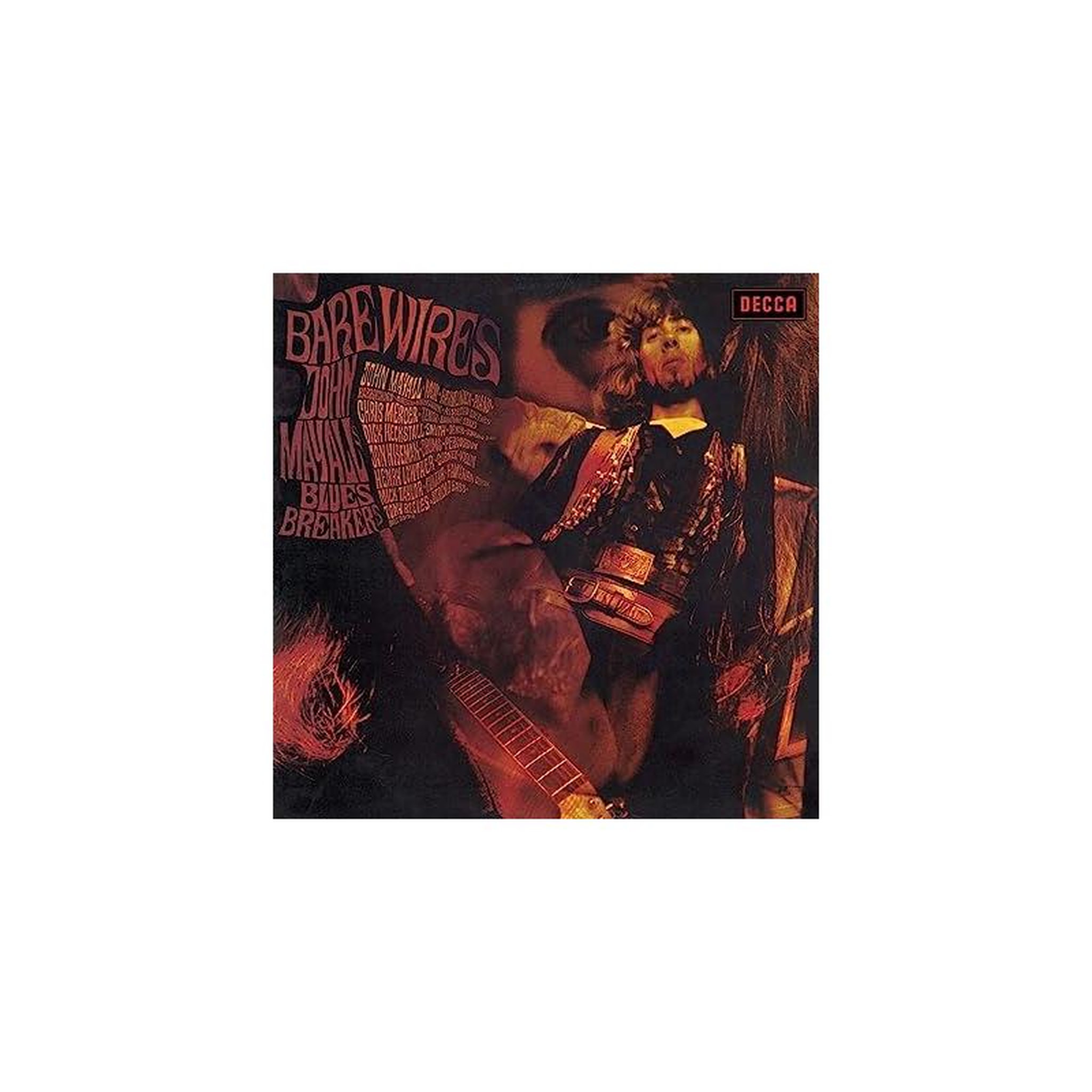 Vinyle lp 180g john mayall and the bluesbreakers bare wires, réédition gatefold, label decca