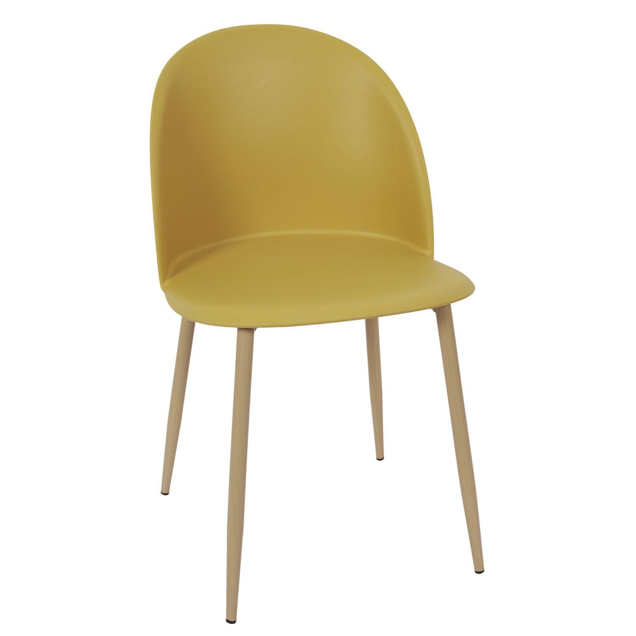 Voir la diapositive 2 : The Home Deco Factory Lot 2 Chaises Scandinave Bergen