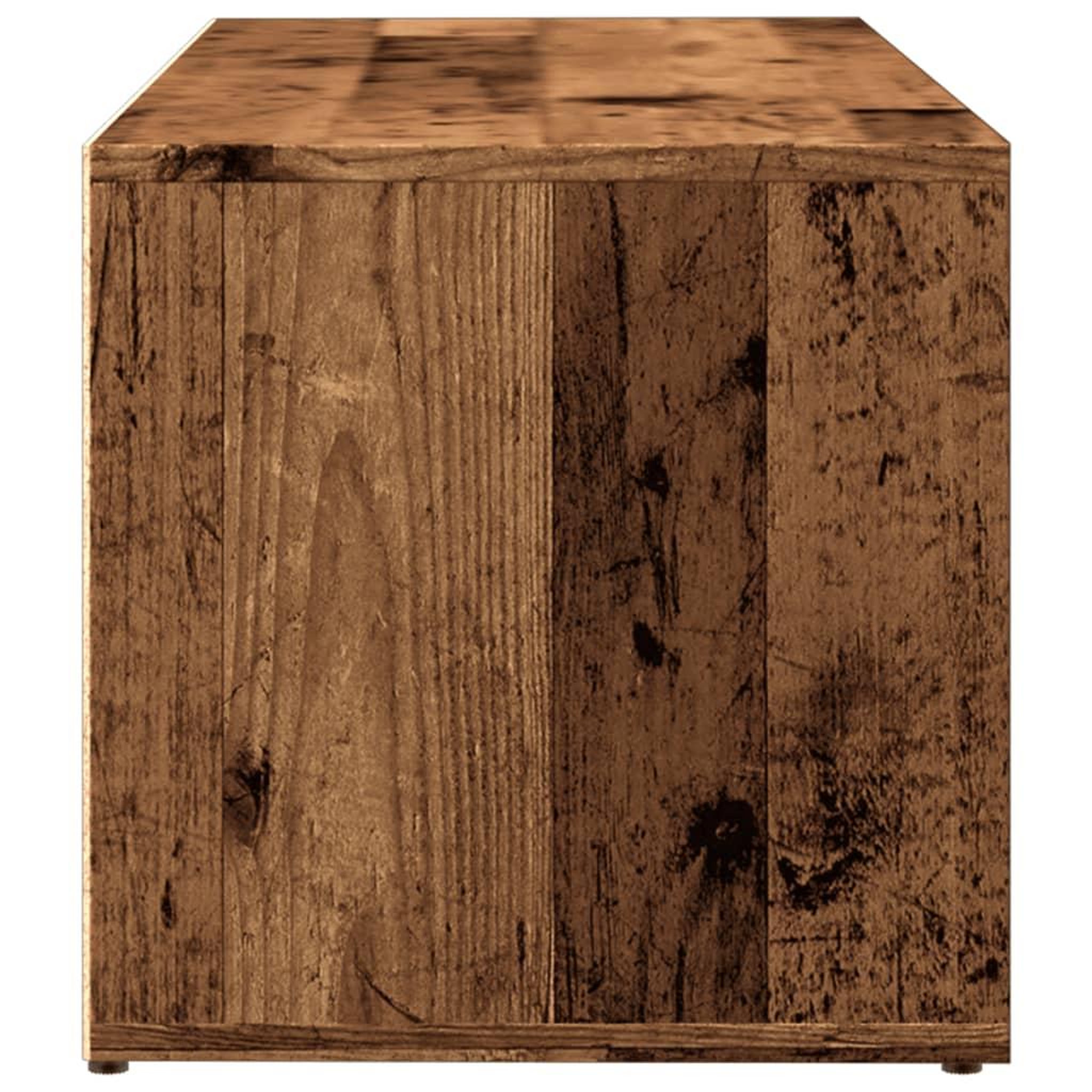 Voir la diapositive 5 : VIDAXL Banc de rangement a chaussures vieux bois 105x35x35 cm