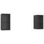 Voir la diapositive 2 : VIDAXL Meubles TV muraux 2 pcs Gris Bois d'ingenierie