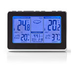 NEDIS Station météo sans fil avec écran lcd couleur - WEST400BK